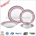 Royal Blue und White Round Dinnerware Set